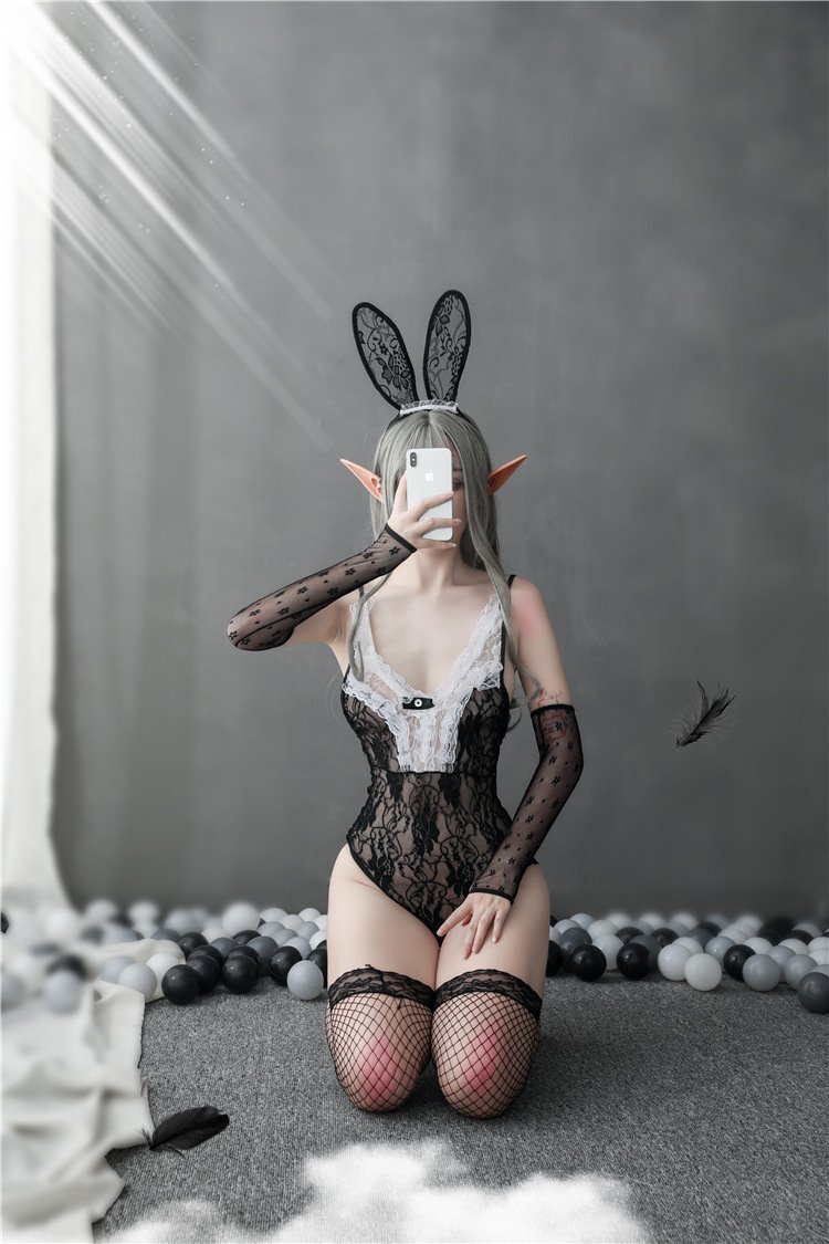  black free size enamel lustre PU high leg Leotard bunny girl clothes ero sexy cosplay race queen fancy dress Event 