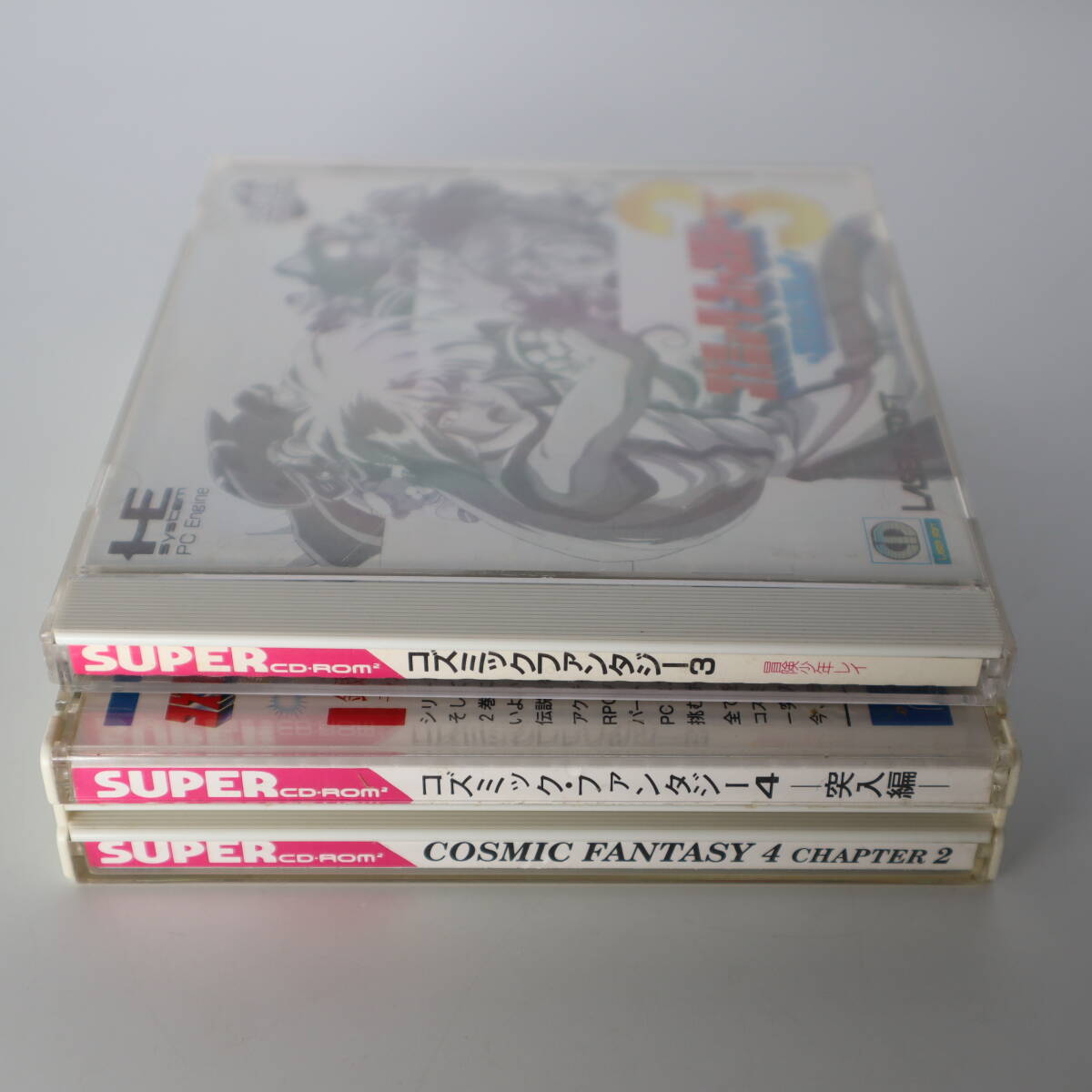 PCエンジン SUPER CD-ROM2 コズミックファンタジー 3 冒険少年レイ・４ 銀河少年伝説 2枚組 セット 日本テレネット 動作確認済の画像2
