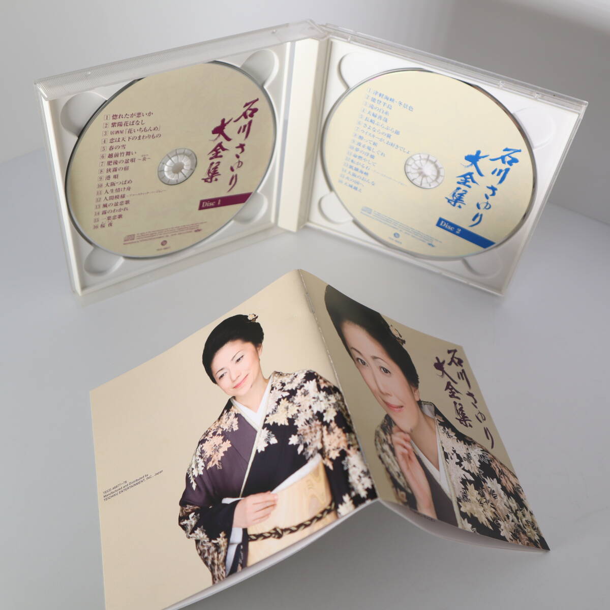  Ishikawa ...CD 2 шт. комплект ( утро цветок TECA-12107* Ishikawa ... большой полное собрание сочинений 2 листов комплект TECA-48877~8 ) с поясом оби 