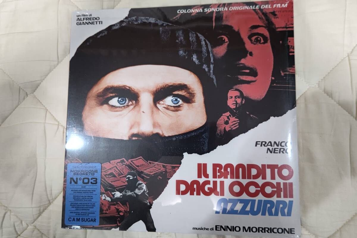 レコードLP　エンニオ・モリコーネ　「IL BANDITO　DAGLI　OCCHI　AZZURI」　イタリア盤　CAM　SUGAR　CS005　　　SAG　９０６７_画像1