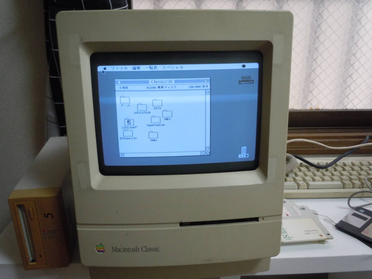 Macintosh Classic★230HDD4MB★現状動作品_画像10