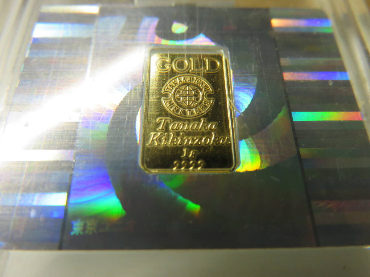純金 1g インゴット 田中貴金属 K24 純金インゴット 7の画像1