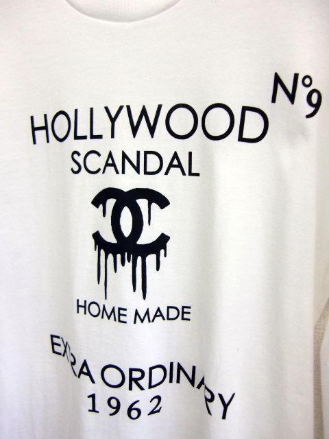 Lサイズ-hollywoodScandalロングTシャツhs42/no9wht-B_画像2