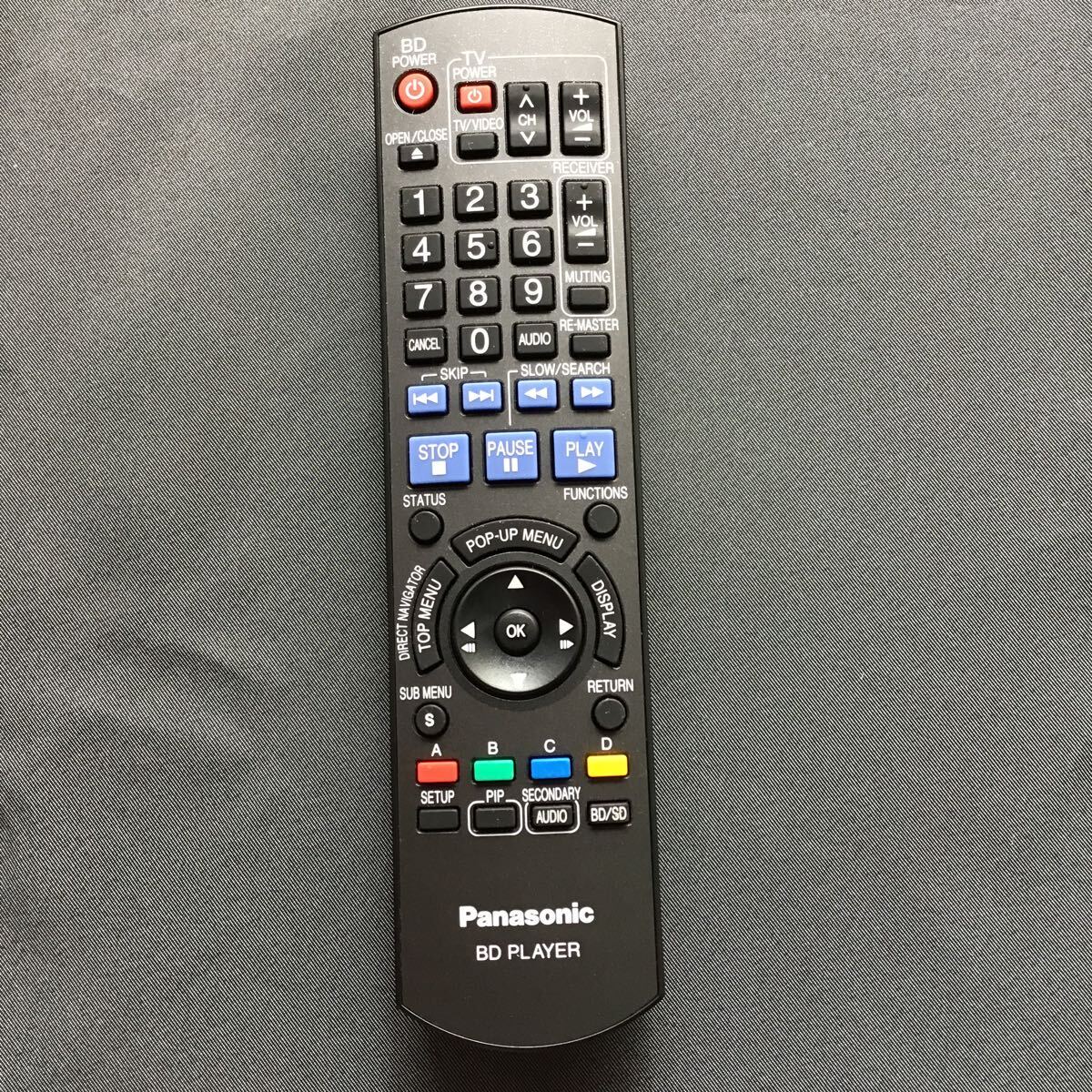  Panasonic BD player for remote control N2QAYB000265