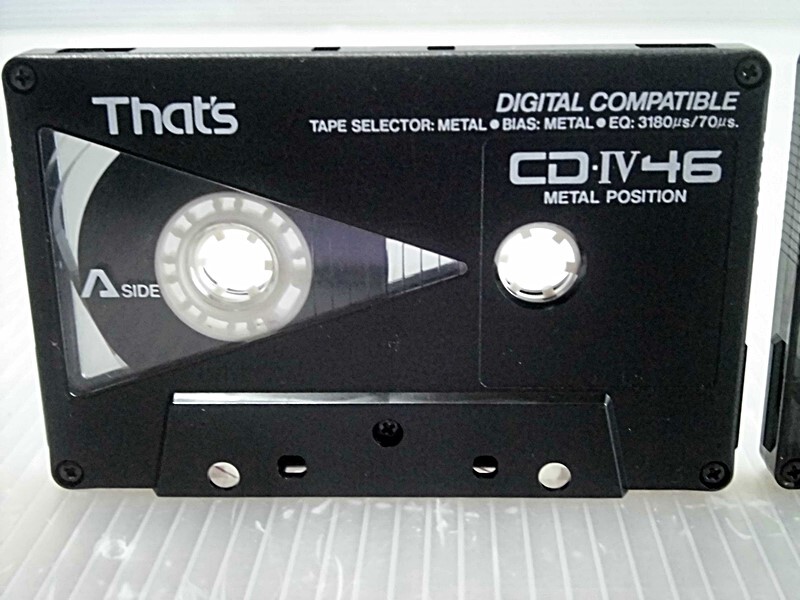カセットテープ ２本/メタル METAL/AXIA Thats/使用済み_画像2