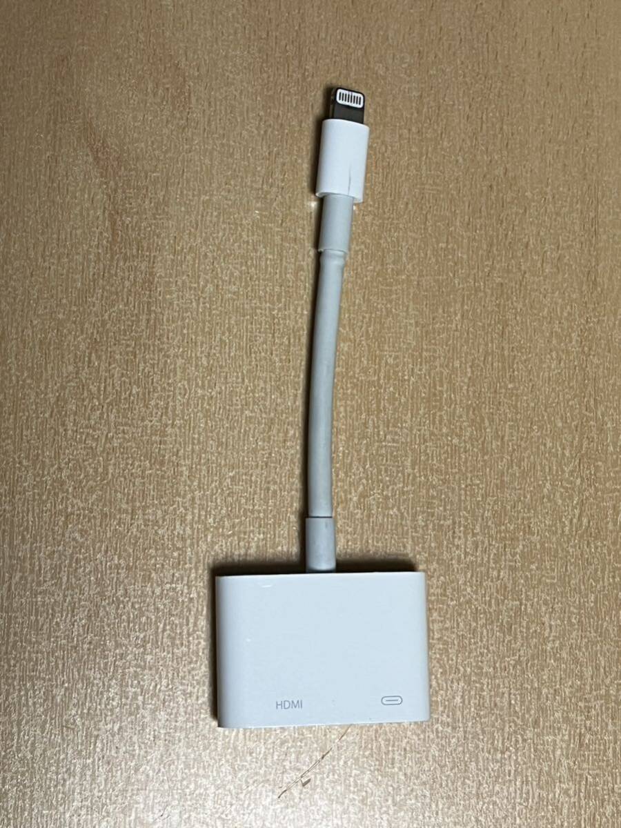 Apple純正 Apple Lightning - Digital AVアダプタ A1438 HDMI Lightning 変換の画像1