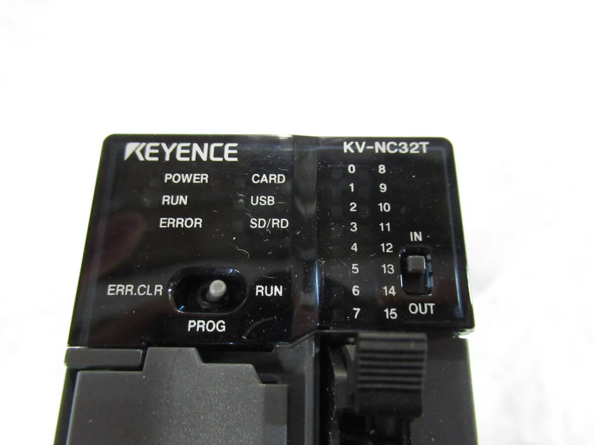 動作未確認 現状品 KEYENCE キーエンス 基本ユニット KV-NC32T 管理6CH0330F2F_画像7