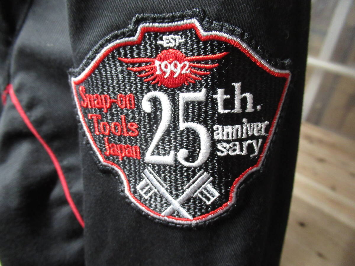  редкий   товар в хорошем состоянии  snap-on ... On   пиджак   джемпер   размер   2L  лого   вышивание    заплата   25 годовщина    ограничение  ...  контрольный 6CH0402I53