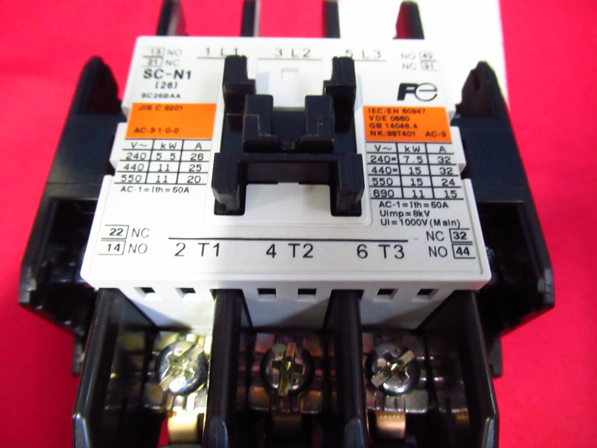 Fuji 富士電機 SC-N1 TR-N2 電磁接触器 サーマルリレー 電磁開閉器 電磁接触器 管理6rc0408J90_画像3