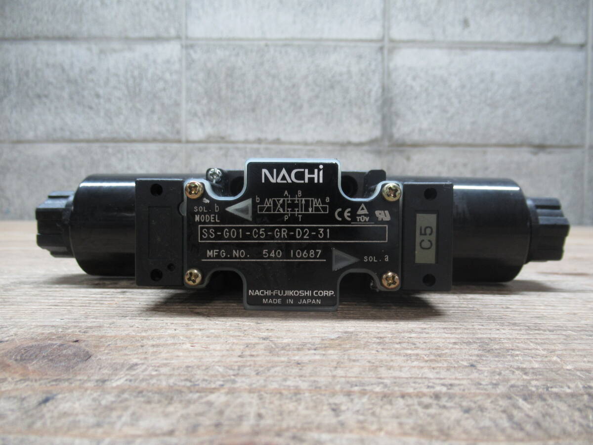 動作未確認 不二越 NACHI SS-G01-C5-GR-D2-31 油圧 ソレノイド バルブ 管理6HY0424J19の画像6