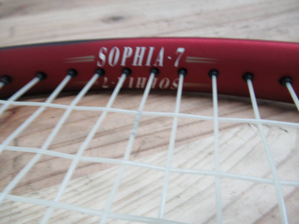 テニス ラケット 2本 まとめ DUNLOP ダンロップ SOPHIA-7 FAIRMASTER-01 ケース 付 管理6CH0426A81_画像6