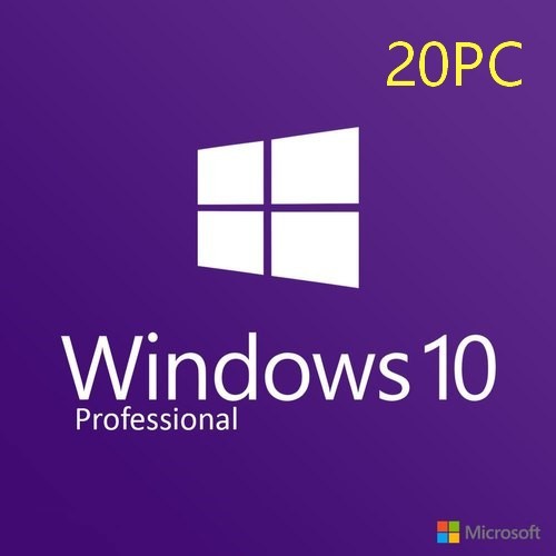Windows 10 Professional プロダクトキー パソコン20台用 ダウンロード版 MAK Keyの画像1