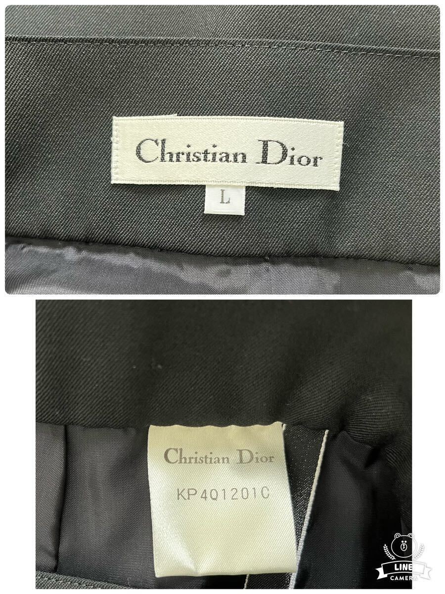 ☆Christian Dior スカート黒Lサイズ ☆税込み出品！☆コメントを必ず全てお読み頂きご納得の上ご入札下さいませ。_画像8