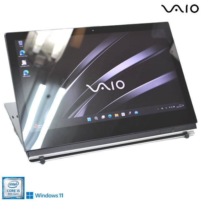 12.5型 フルHD タブレットPC VAIO Pro PA VJPA11C13N Core i5 8200Y M.2SSD256G メモリ8G Wi-Fi Webカメラ Windows11