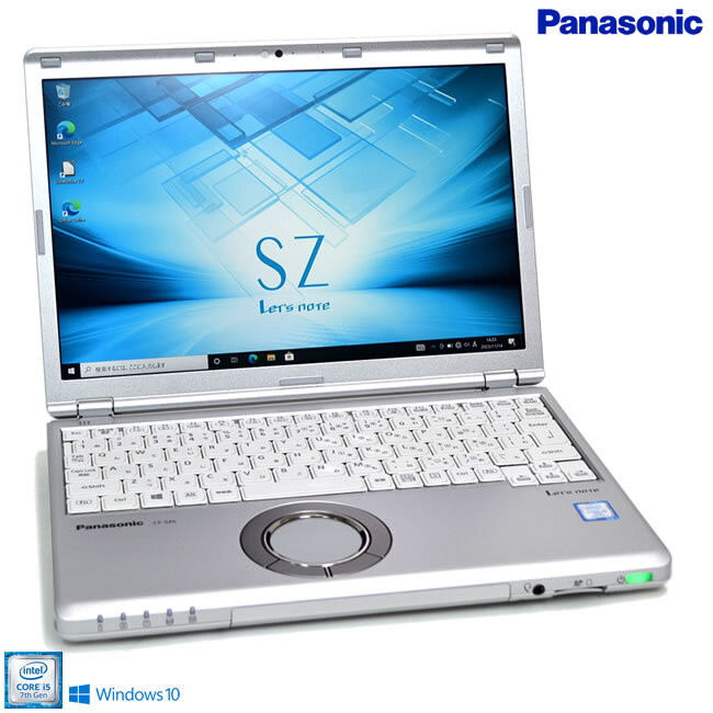 ノートパソコン 中古 Panasonic Let's note SZ6 Core i5 7300U m.2SSD256G Webカメラ メモリ8G Wi-Fi Windows10_画像1