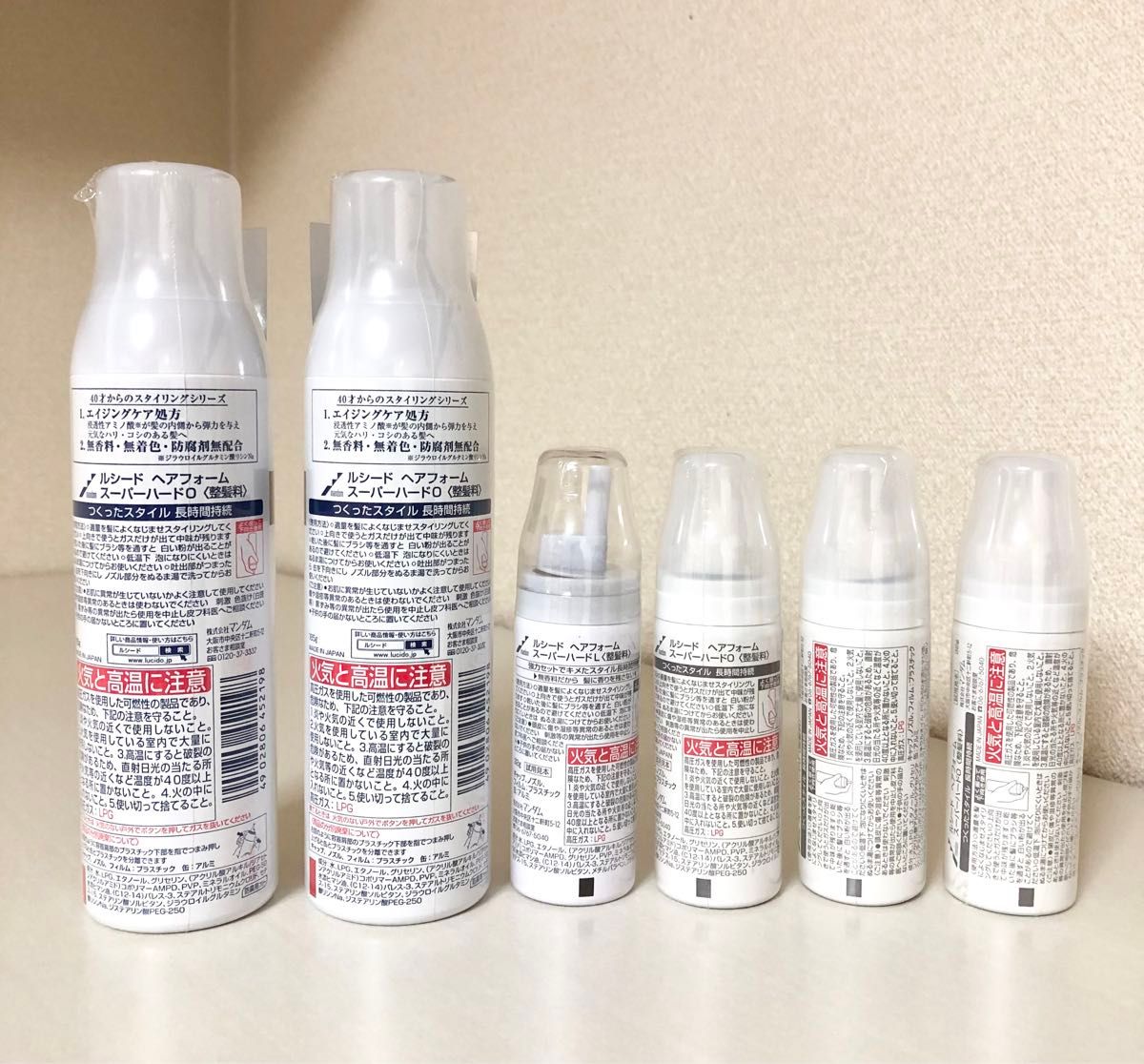新品未開封 LUCIDO ルシード ヘアフォーム スーパーハード 整髪 新品未開封 LUCIDO ルシード ヘアフォーム スーパーハード 整髪