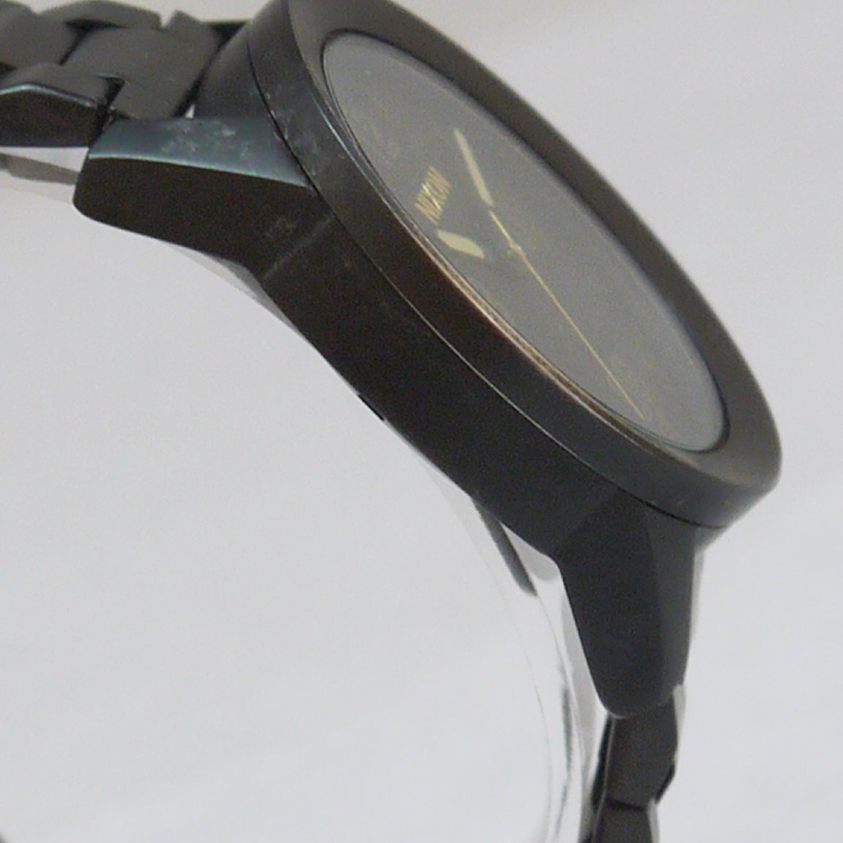 定型外送料無料 USED品・保管品 NIXON ニクソン IN THE HOTZONE THE PRIVATE プライベート クオーツ 腕時計 3針 動作品 ダメージありの画像6