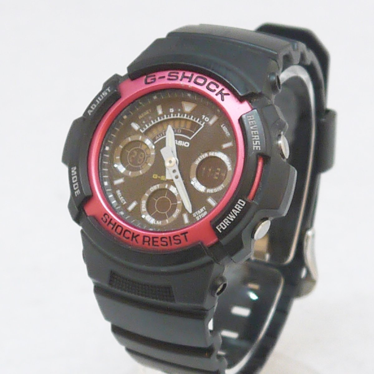 定形外送料無料 訳有品・保管品 CASIO カシオ G-SHOCK AW-591 クォーツ 腕時計 デジアナ ダメージ有り 本体のみ 現状品の画像1