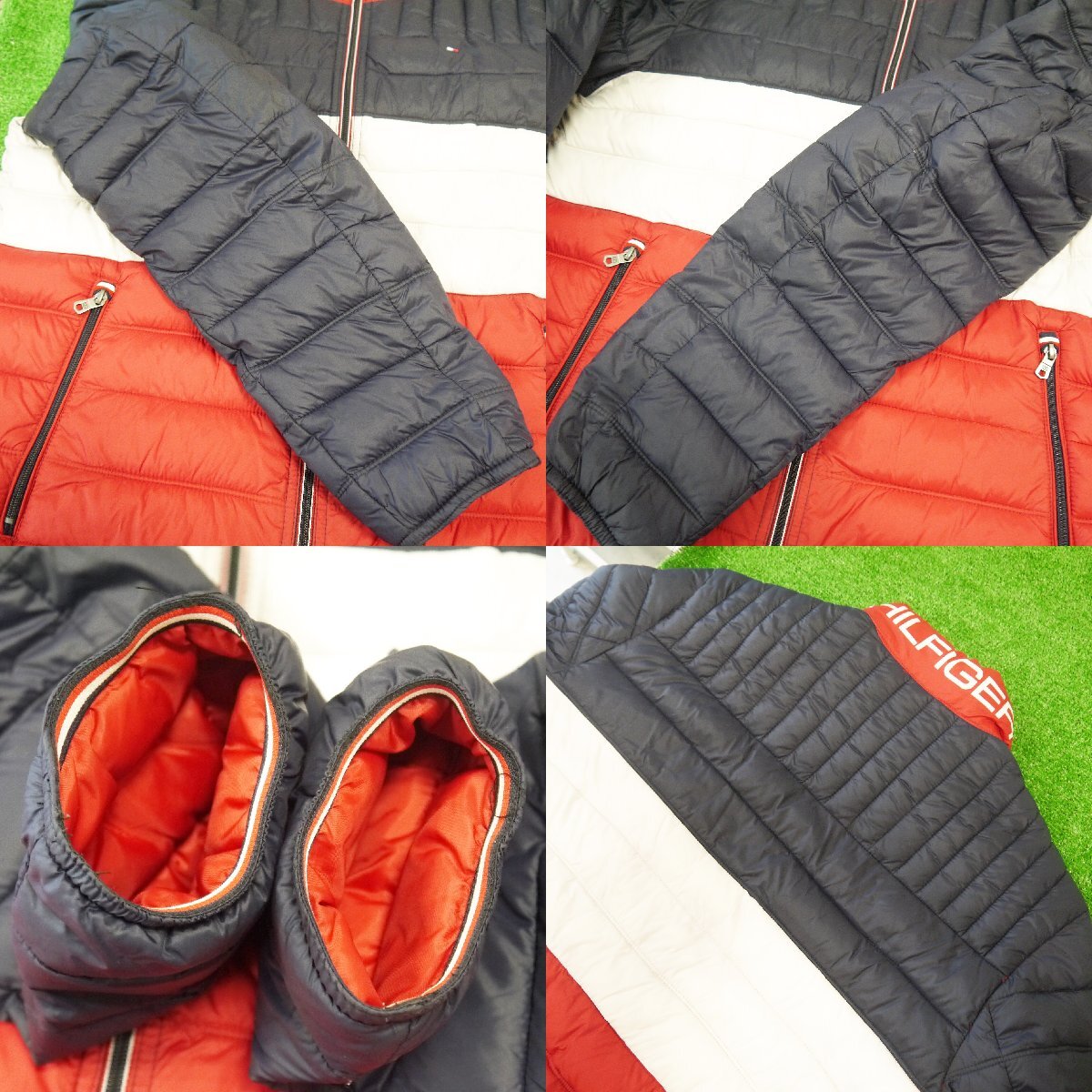 USED品・保管品 TOMMY HILFIGER トミーヒルフィガー 158AN496 パッカブルジャケット 中綿ジャケット サイズL メンズ 現状品の画像6