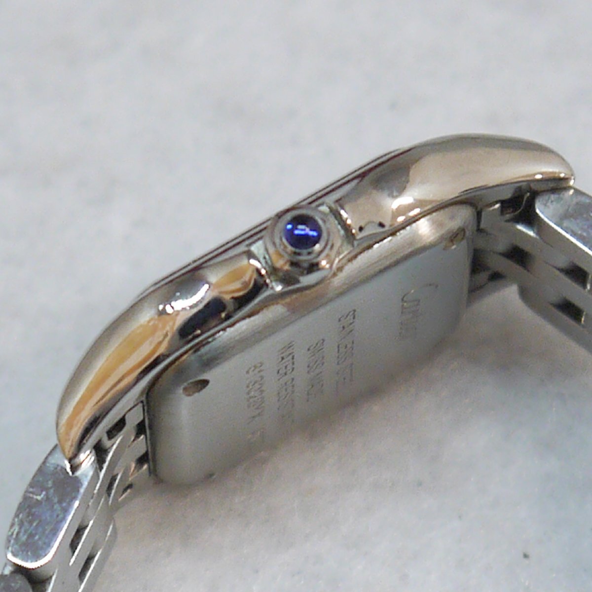 送料無料 USED品 Cartier カルティエ パンテールSM W25033P5 2針 クオーツ レディース 腕時計 シルバー系文字盤 ケース付き 動作品の画像5