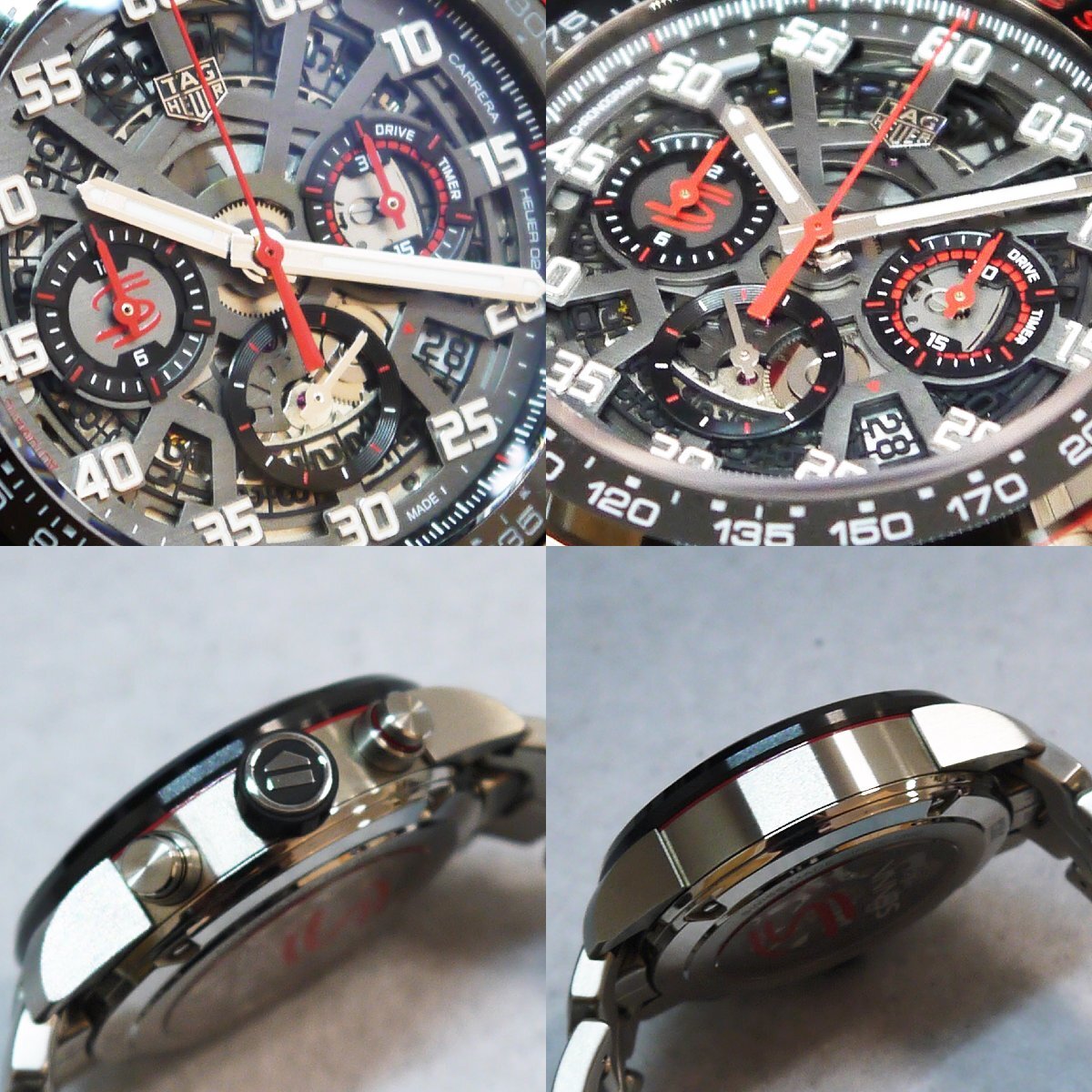 送料無料 USED品 TAG HEUER タグホイヤー CARRERA カレラ CBG2013.BA0657 ホイヤー02 アイルトン・セナ クロノグラフ デイト ケース他の画像4