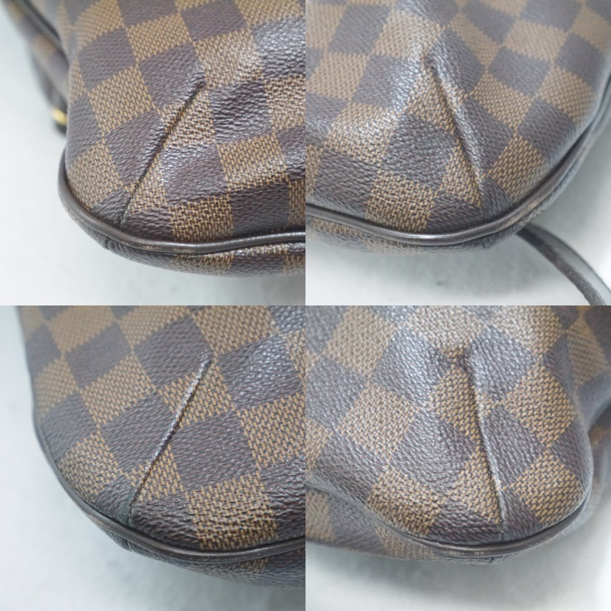 USED良品・保管品 Louis Vuitton ルイヴィトン N42251 ブルームズベリPM ダミエ・エベヌ DU4029 ショルダーバッグ レディース 保存袋付き_画像8