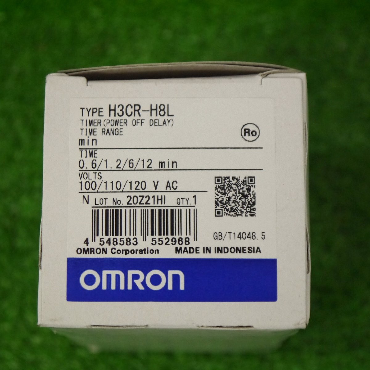 ★定形外 送料無料 保管品 OMRON【オムロン H3CR-H8L AC100/110/120V タイムスイッチ ソリッドステート・タイマ】_画像3