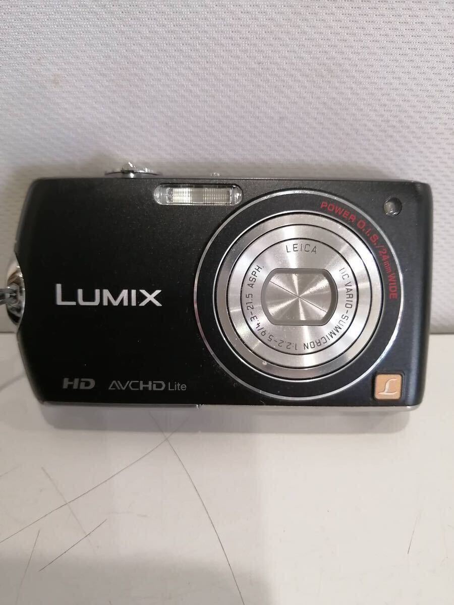 【2010年製】Panasonic パナソニック LUMIX DMC-FX70-Kコンパクトデジタルカメラ ブラックデジカメ よの画像2