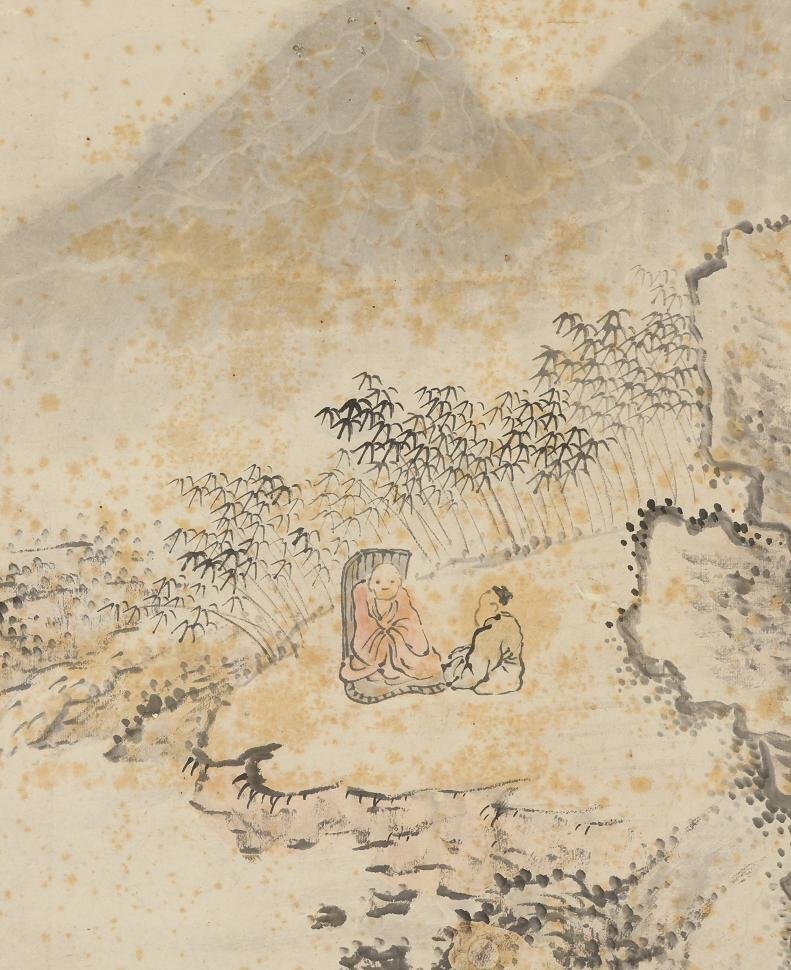 [ unknown ]*. mountain height * China * landscape * west .. compilation map * autograph * paper book@* hanging scroll *t633