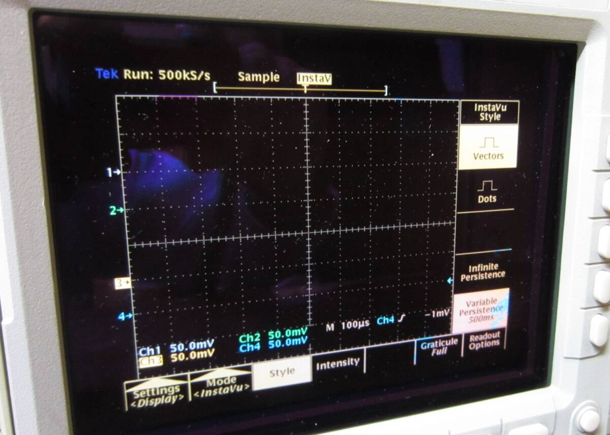 Tektronix デジタルオシロスコープ 500MHz 4CH TDS744A （ジャンク）の画像9