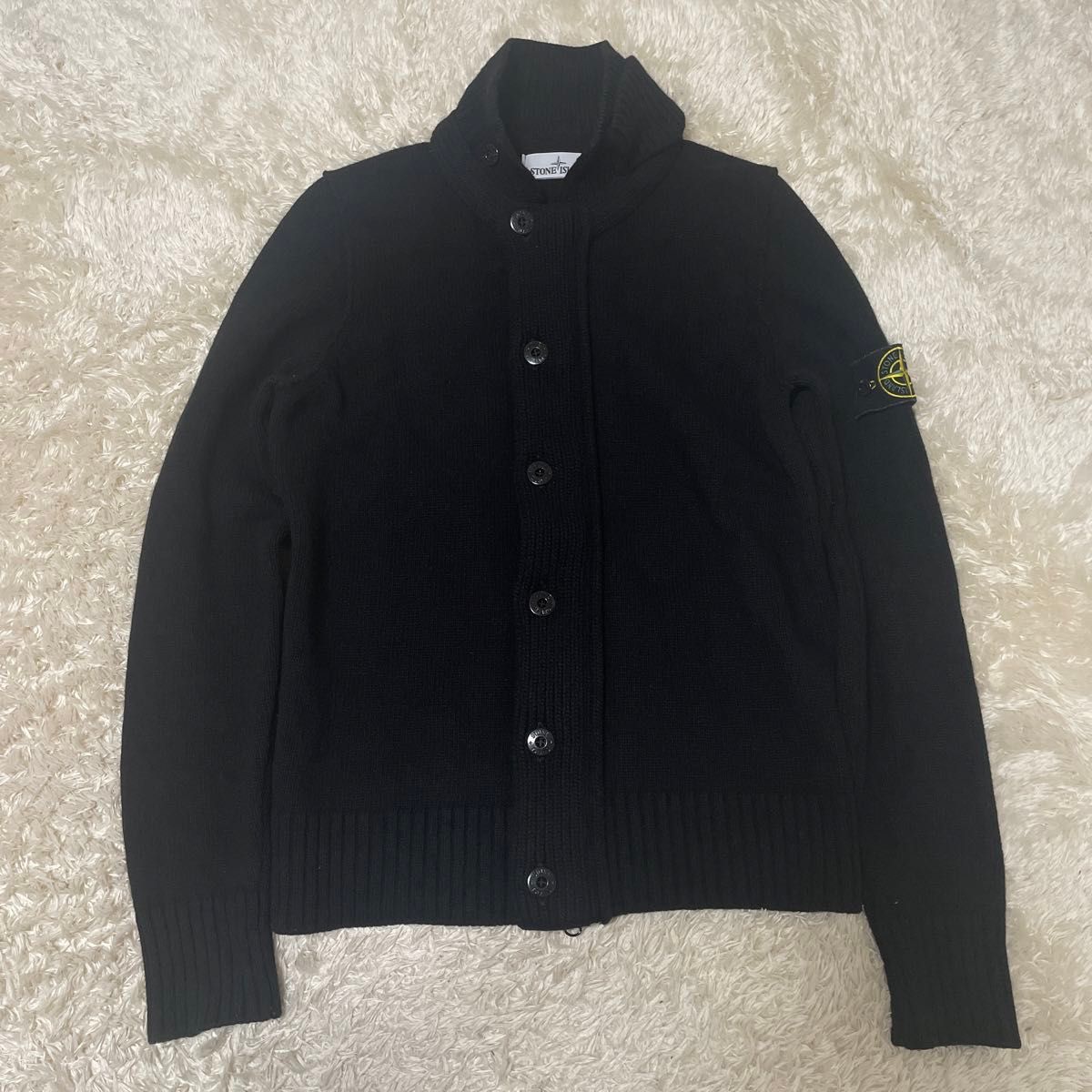 STONE ISLAND　コンパスパッチ スナイデルニット　ジップ　カーディガン