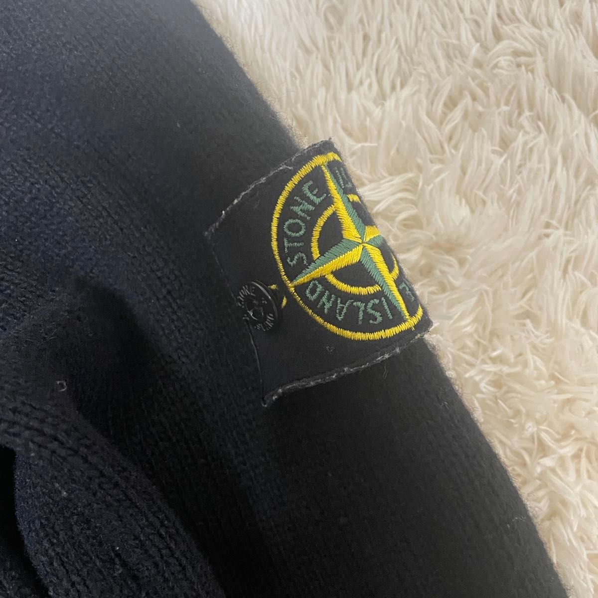 STONE ISLAND　コンパスパッチ スナイデルニット　ジップ　カーディガン