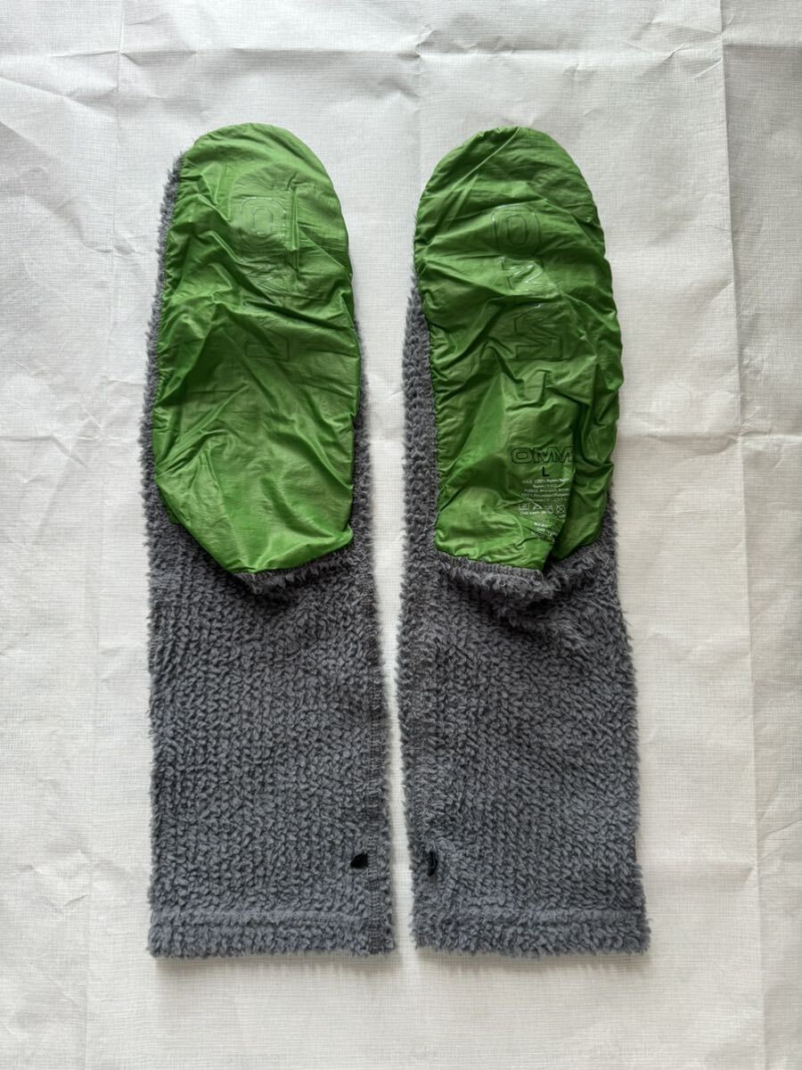 OMM Core Tent Sock Lサイズ プリマロフトアクティブ ハイロフト フリースソックス 靴下の画像3