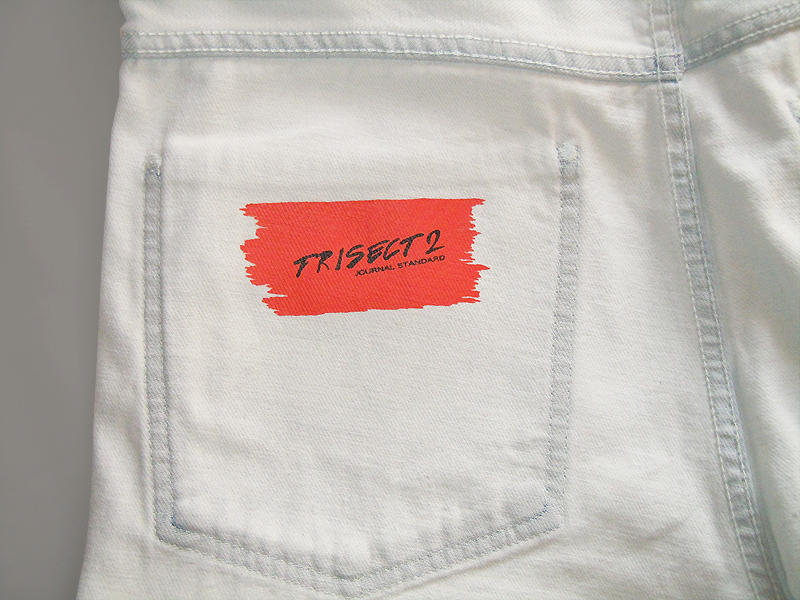 ●【美品】TRISECT2 JOURNAL STANDARD ブリーチ デニム 白 ●ヴィンテージ ペンキ マルタンマルジェラ HELMUT LANG NEW MANUAL N.HOOLYWOOD_画像10