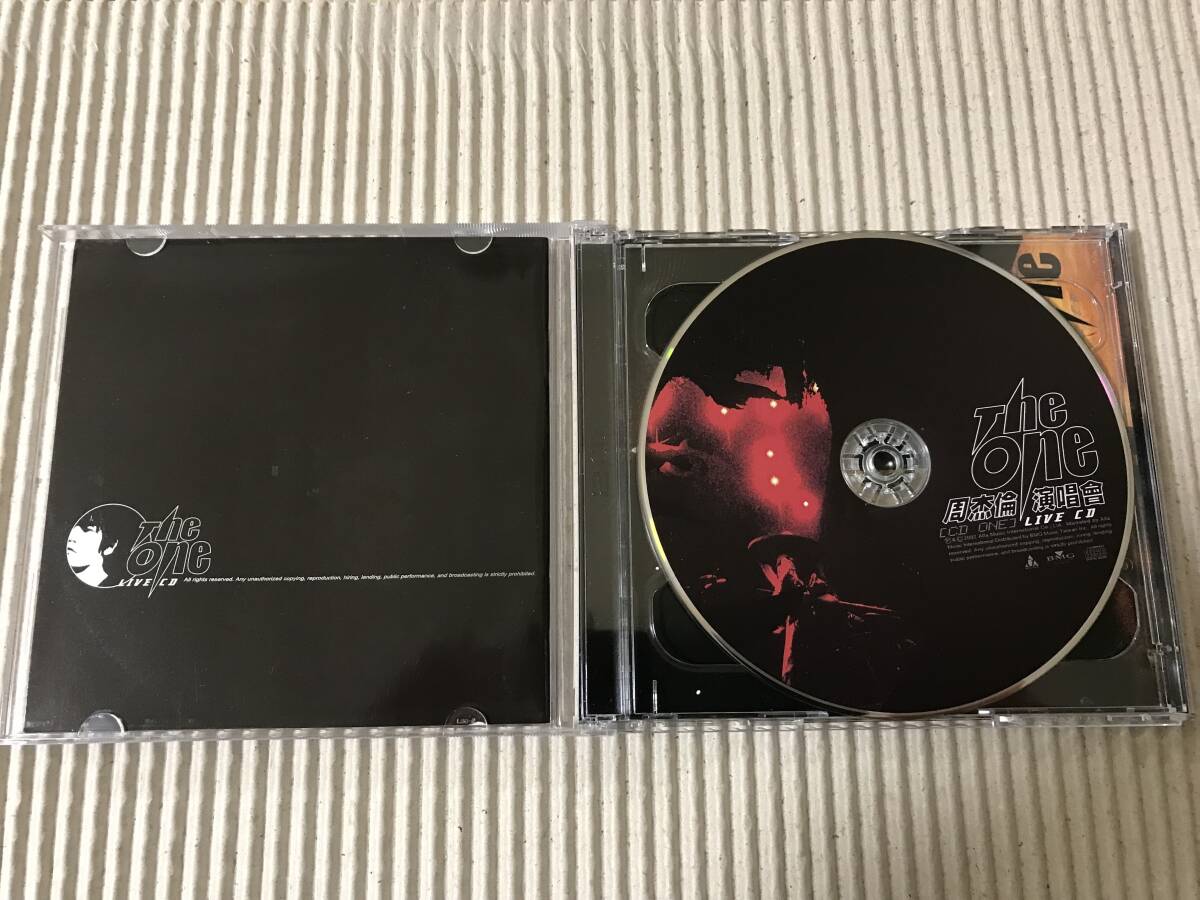 周杰倫 ジェイ・チョウ「周杰倫演唱會 The One LIVE CD」中古CD 台湾盤 CD＋VCD