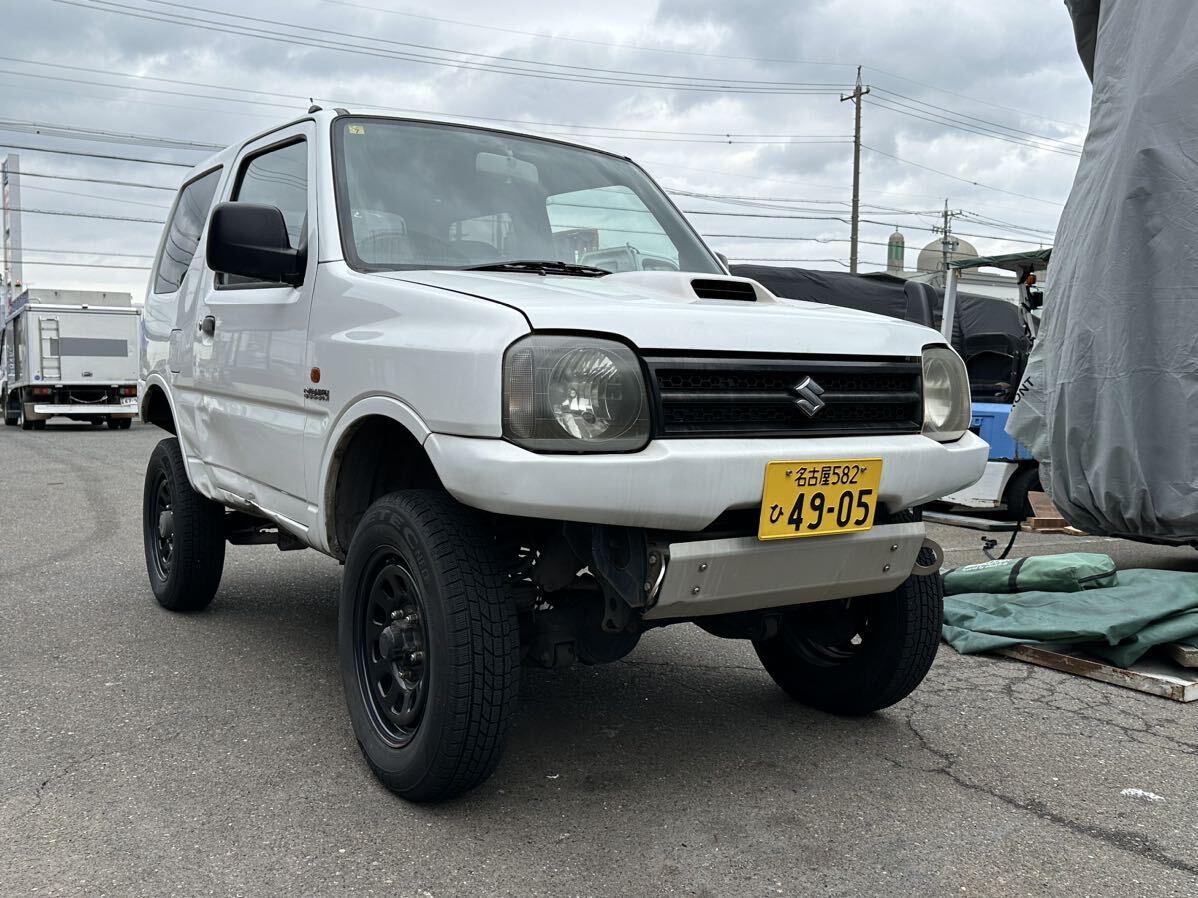 JB23 Jimny lift up vehicle inspection "shaken" attaching actual work with translation Aichi receipt limitation (pick up) 
