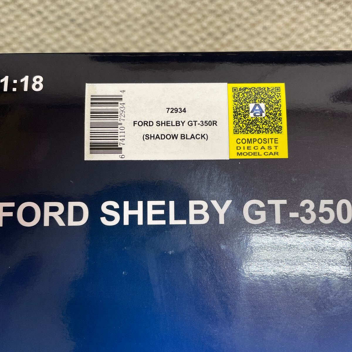 AUTOart FORD SHELBY GT 350R 1/18 ブラック マスタング シェルビーの画像7