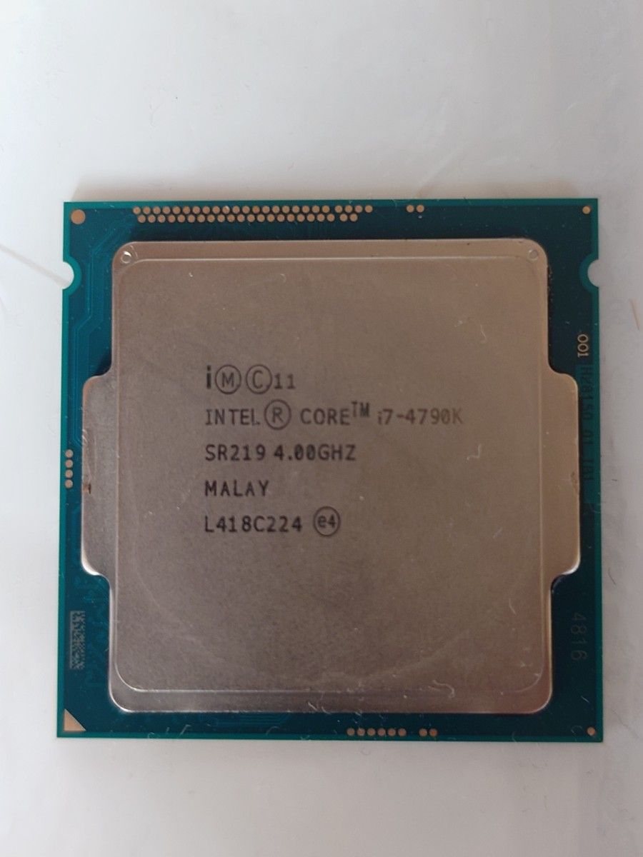 インテル　Intel core i7 4790K 動作確認済み　デスクトップ用