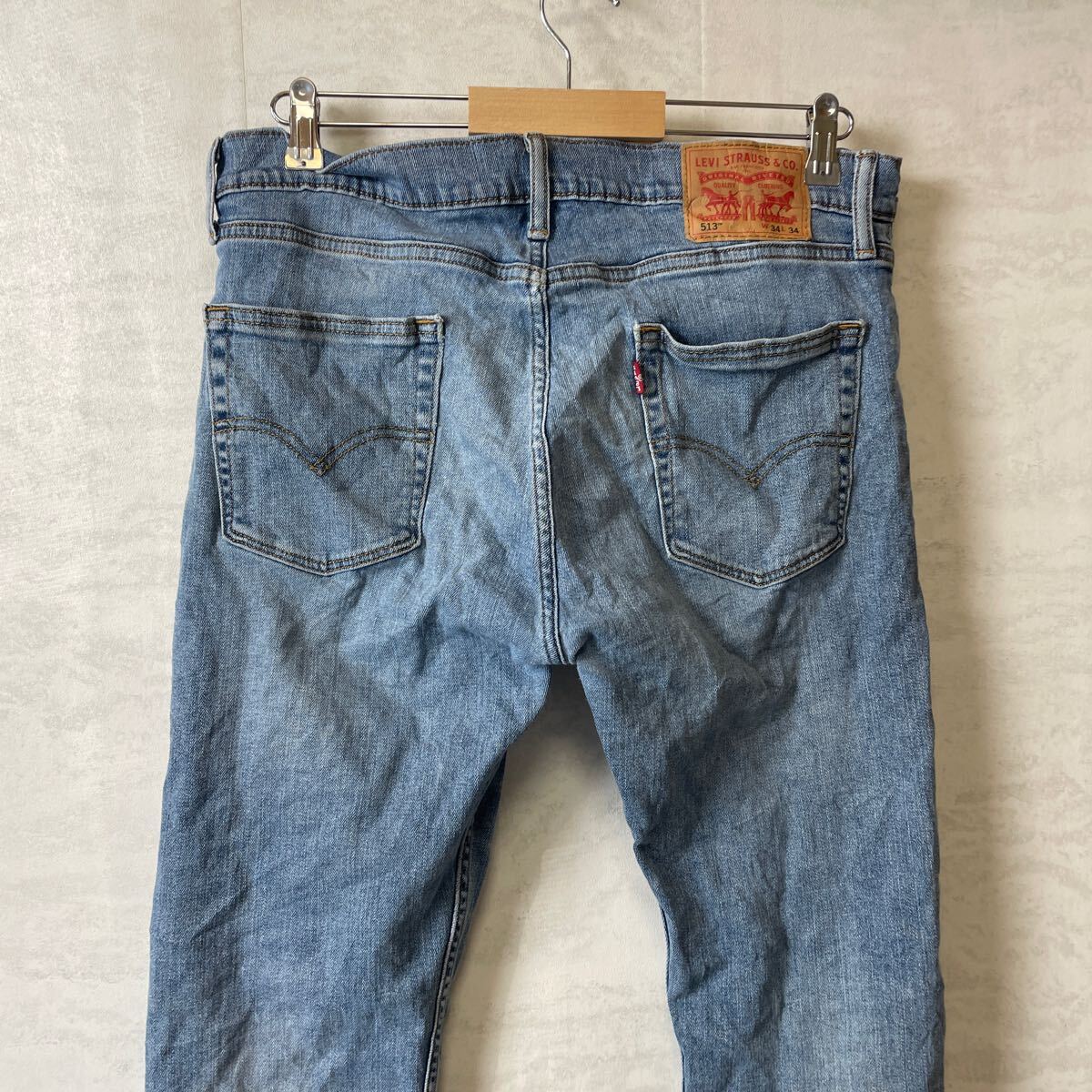 デニム ジーンズ デニムパンツ リーバイス Levis 513ジーパン W34 メンズ古着の画像5