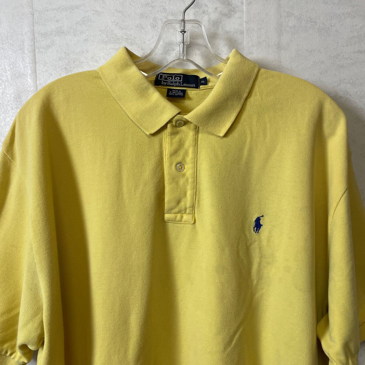 ポロシャツ ラルフローレン Polo Ralph Lauren ポロバイラルフローレン 黄色　サイズXL_画像2