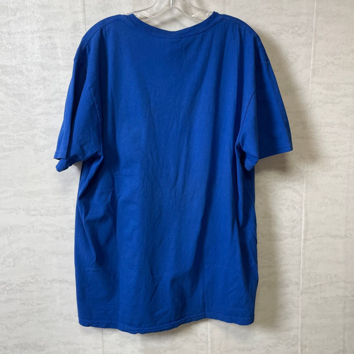 半袖Tシャツ ラルフローレン ポロジーンズ サイズL 青ブルー コットンシャツ メンズ 古着 3021の画像5