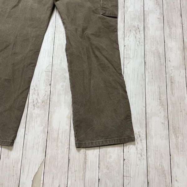  Dickies W38L32 tea color Brown Duck painter's pants men's old clothes 