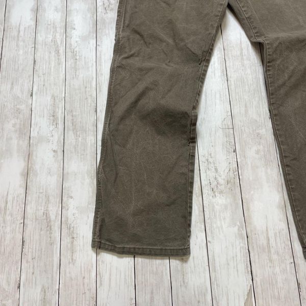  Dickies W38L32 tea color Brown Duck painter's pants men's old clothes 