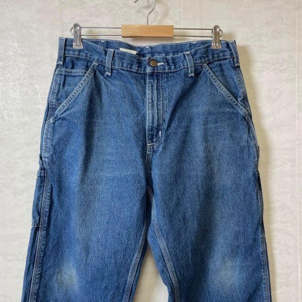  Carhartt CARHARTT thin Denim painter's pants size XL men's old clothes 