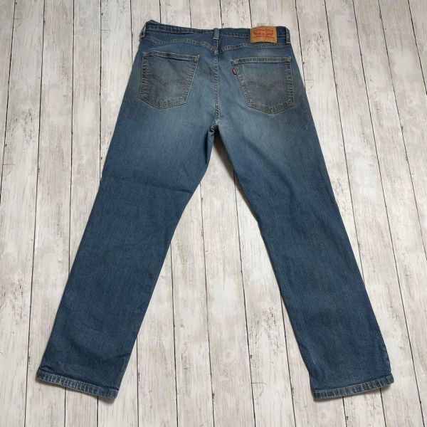 LEVIS529 リーバイスＷ34Ｌ34 ややバギーパンツ 青ブルーメンズ古着の画像8