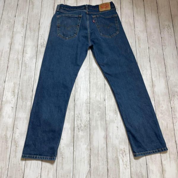 LEVIS505 リーバイスＷ34Ｌ30 サイズＬ 青ブルー デニムパンツ古着の画像6