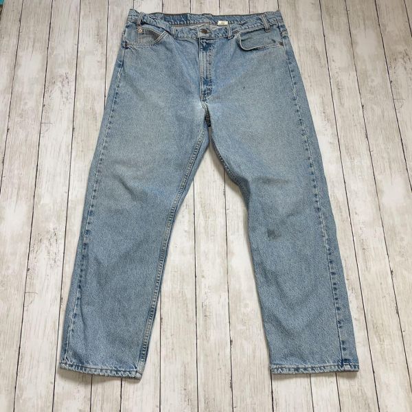 【極太】1996年製 LEVIS505 オレンジタブ メイドインブラジル 青古着の画像2