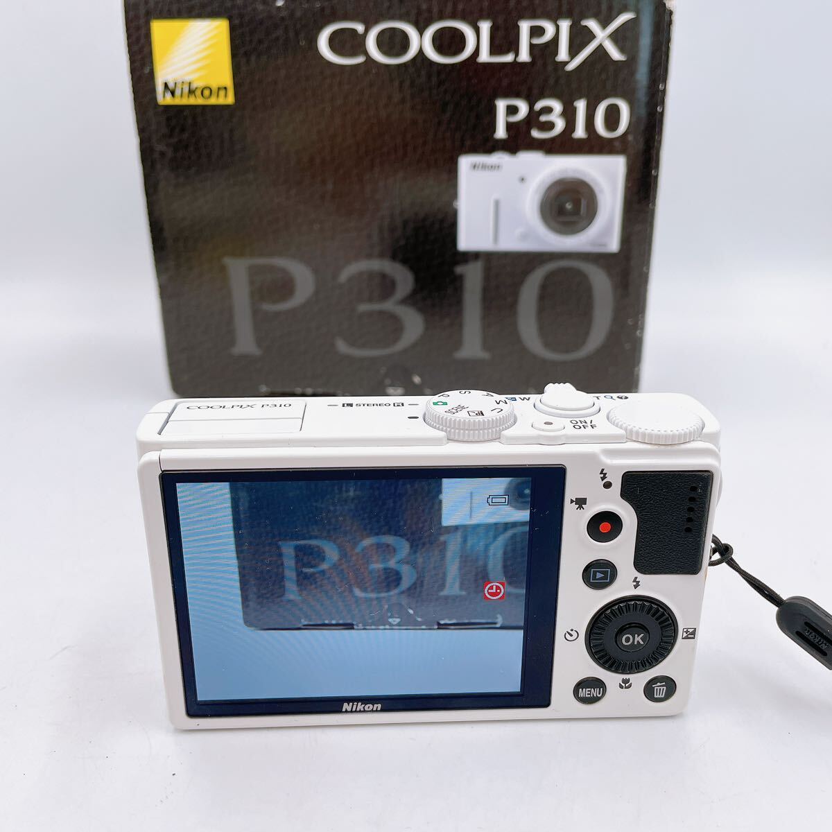 Nikon COOLPIX P310 White コンパクトデジタルカメラ デジタルカメラ ホワイト ボディ 動作品 _画像7