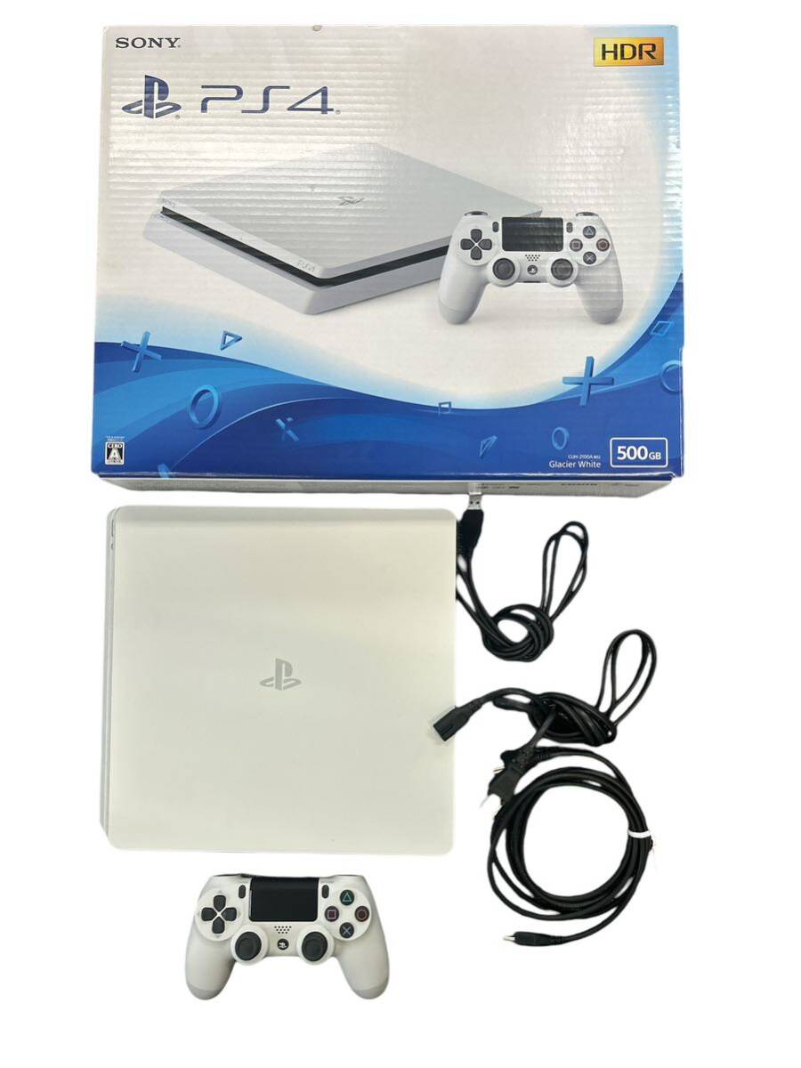 SONY PlayStation4 CUH-2100A ホワイト 動作品 ソフト付きの画像1