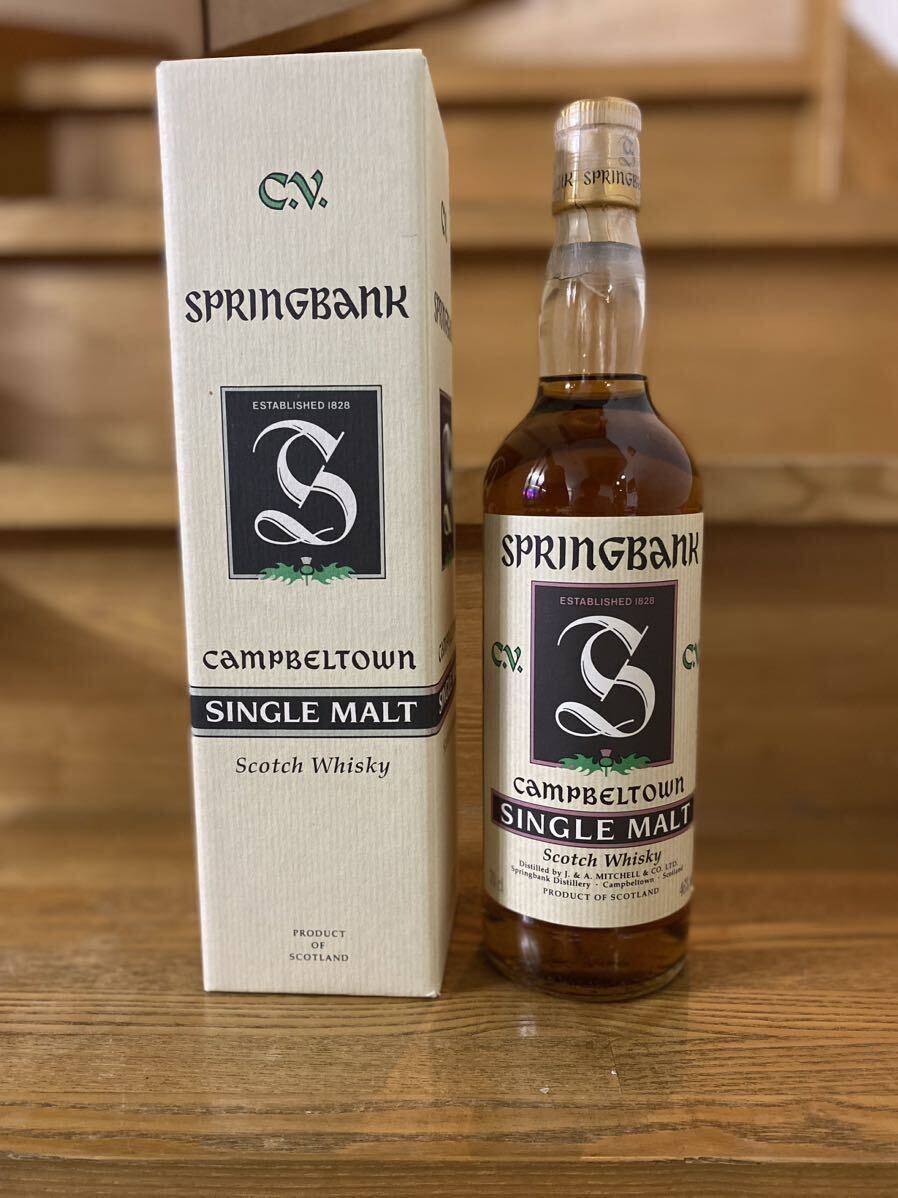 ( collector item ) springs Bank CV SPRINGBANK C.V Scotch Campbelltown malt whisky companion chronicle whisky 